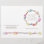 Waterverf boho vether met bruiloft (Voorkant)