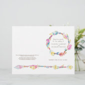 Waterverf boho vether met bruiloft (Staand voorkant)