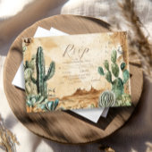 Waterverf Boho Western RSVP Kaartje