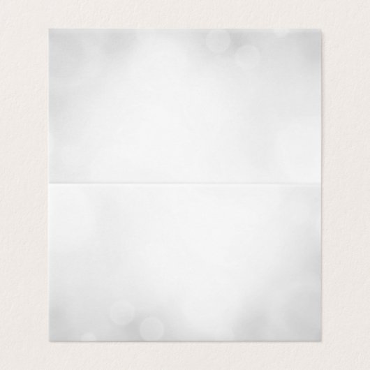 Waterverf Bokeh - grijs Kaart (Buitenkant ongevouwen)