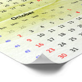 Waterverf bomen 2022 Poster (Hoek)