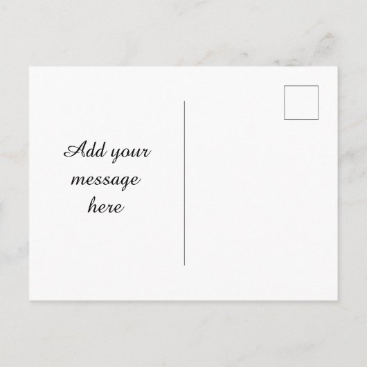 Waterverf bomen briefkaart (Achterkant)