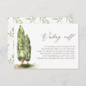  Waterverf Bomen die goed wedden Informatiekaartje (Voorkant / Achterkant)