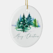 Waterverf bomen keramisch ornament (Rechts)