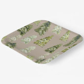 Waterverf Bomen Papier Borden Papieren Bordje (Gebogen)