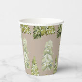 Waterverf Bomen Papier Cups Papieren Bekers (Rechts)
