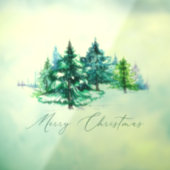 Waterverf bomen raamsticker (Vel 3)