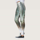 Waterverf Bomen Rustieke Wildernis Leggings (Links)