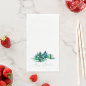 Waterverf bomen servet (Insitu)