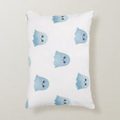 Waterverf Boo Ghost Brushed Polyester Stof Accent Kussen (Voorkant(Verticaal))