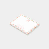 Waterverf Boog Bloemige Kinderen Gepersonaliseerde Post-it® Notes (Schuin)