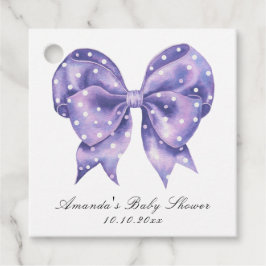 Waterverf Boog Stippen Baby Shower Bedankjes Labels
