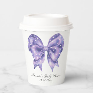 Waterverf Boog Stippen Baby Shower Papieren Bekers