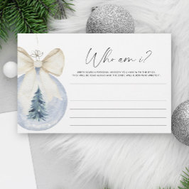 Waterverf boog winter Wie ben ik bruidsdouche spel Briefpapier
