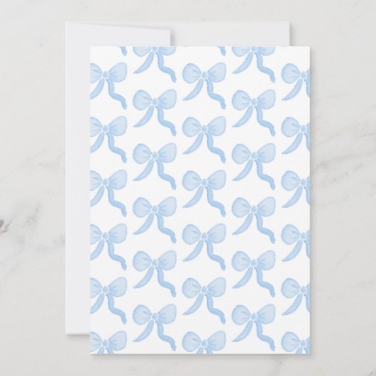 Waterverf Boogjes Gingham Aangepaste Foto Kaart (Achterkant)