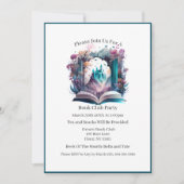 Waterverf Book Castle, Boekenclub Kaart (Voorkant)