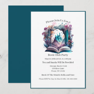 Waterverf Book Castle, Boekenclub Kaart