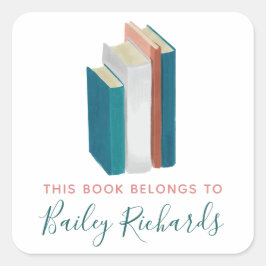 Waterverf Bookplate Label