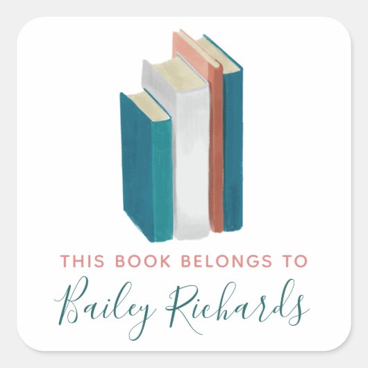 Waterverf Bookplate Label (Voorkant)