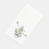 Waterverf - Boom - Deer Joy aan het Monogram van d Servet (Hoek)