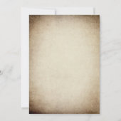 Waterverf Boom  gezinshereniging Uitnodiging (Achterkant)