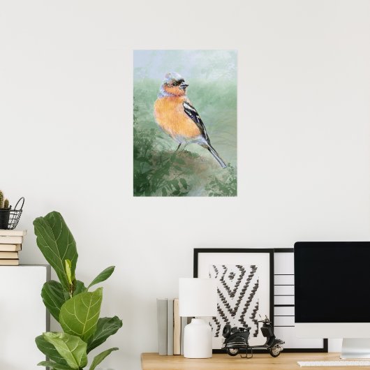 Waterverf Boomkink Nature Kunst Poster (Thuiskantoor)