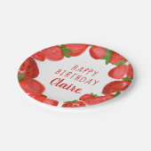 Waterverf Bord aardbeipapier (Gekanteld)