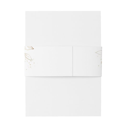 Waterverf bordeaux en blozen rozen eucalyptus uitnodigingen wikkel (Achterkant Voorbeeld)