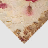 Waterverf bordeaux en blush Franse rozen goud Tissuepapier (Detail)