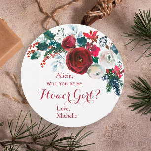 Waterverf bordeauxrode pioenroos boeket bloemenmei kaart