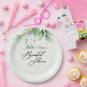 Waterverf borden groenpapier papieren bordje (Feest)