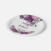 Waterverf borden voor bloemkool papieren bordje (Gekanteld)