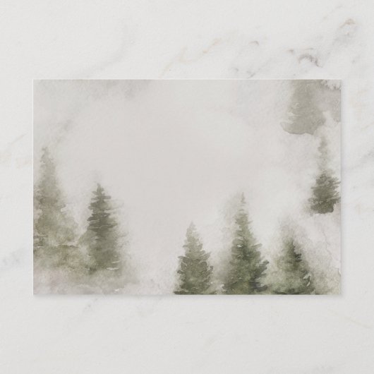 Waterverf bos Bosgebergte Weddenschappen info Informatiekaartje (Achterkant)