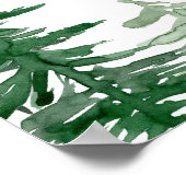 Waterverf Bos Bruidsborrel Welkom Poster (Hoek)