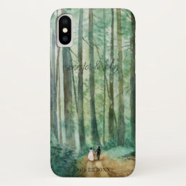 Waterverf-bos Case-Mate iPhone Case