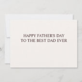 Waterverf Bos en berg Rustieke Vaders Dag Kaart (Achterkant)