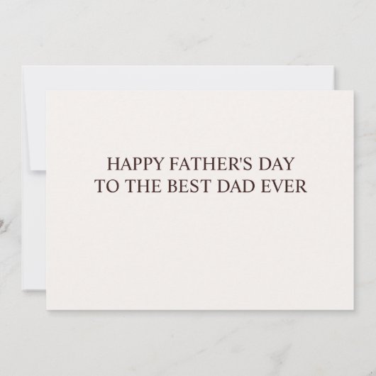 Waterverf Bos en berg Rustieke Vaders Dag Kaart (Achterkant)