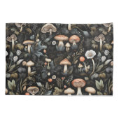 Waterverf Bos groen Paddenstoelen Herfst Kussensloop (Achterkant)