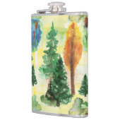 Waterverf bos heupfles (Links)