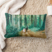 Waterverf-bos Kussen (Deken)