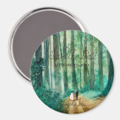 Waterverf-bos Magneet (Voorkant / Achterkant)