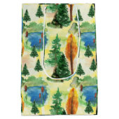 Waterverf bos medium cadeauzakje (Achterkant)