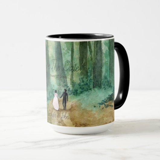 Waterverf-bos Mok (Voorkant rechts)