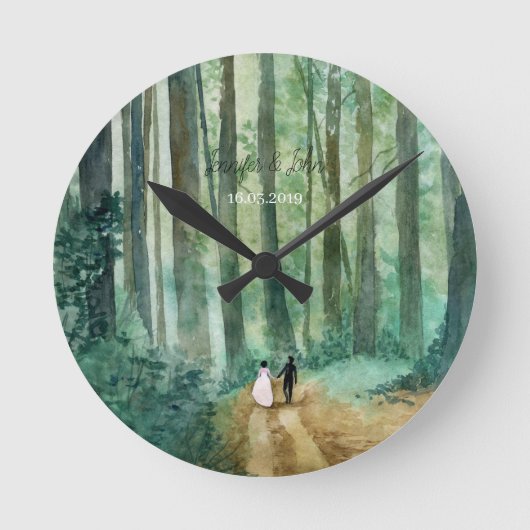 Waterverf-bos Ronde Klok (Voorkant)