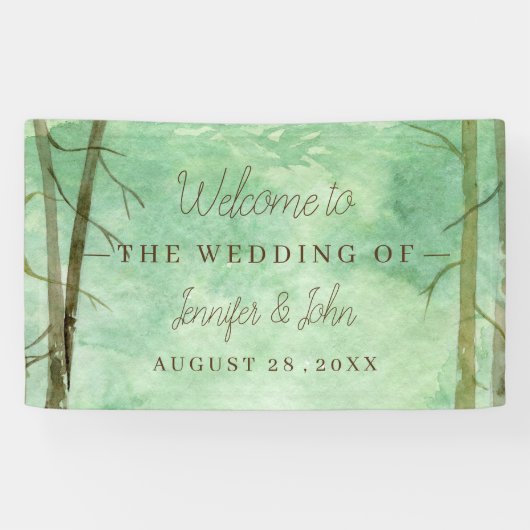 Waterverf-bos Spandoek (Horizontaal)