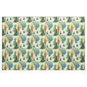 Waterverf bos stof (Fat Quarter)