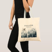 Waterverf Bos Uil Bruidsmeisje Tote Bag (Voorkant (product))