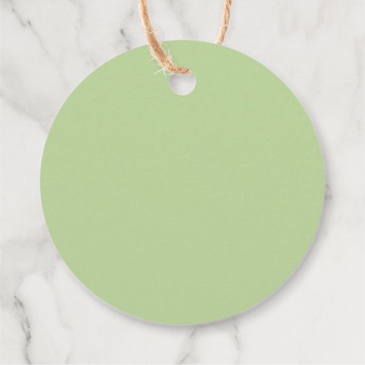 Waterverf Bos Varen Paddenstoelen Groen Script Bedankjes Labels (Achterkant)