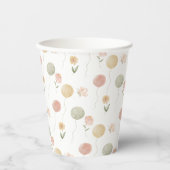 waterverf bos | Verjaardag van Forest Friends Papieren Bekers (Voorkant)