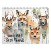 Waterverf Bos Vrienden Kalender (Hoes)